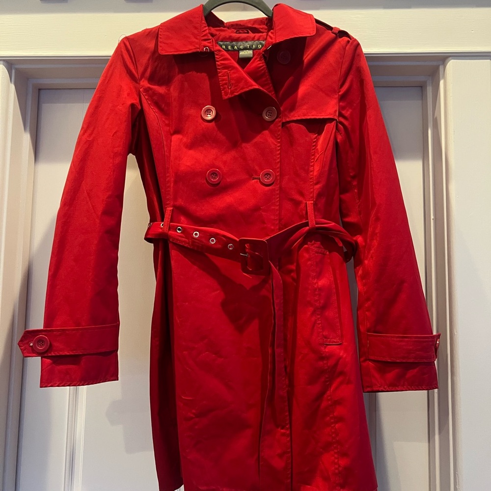 Kenneth Cole Reaction Red Rain/Trench Coat